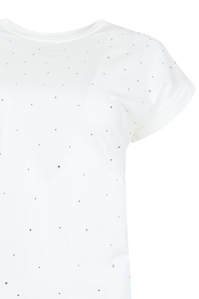 NANA T SHIRT SU25 75 349 OFF WHITE SILVER